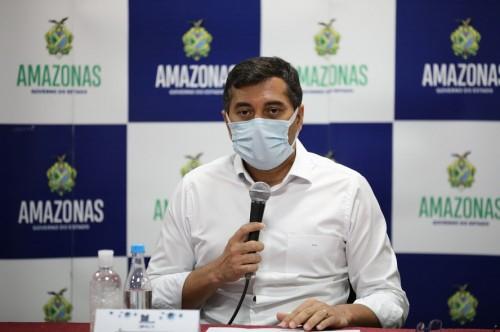 Wilson Lima destaca esforços para garantir o abastecimento de oxigênio nas unidades de saúde do Amazonas