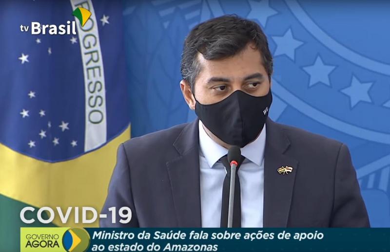 Em reunião com o presidente Jair Bolsonaro, Wilson Lima explica ações do Estado para ampliação de leitos
