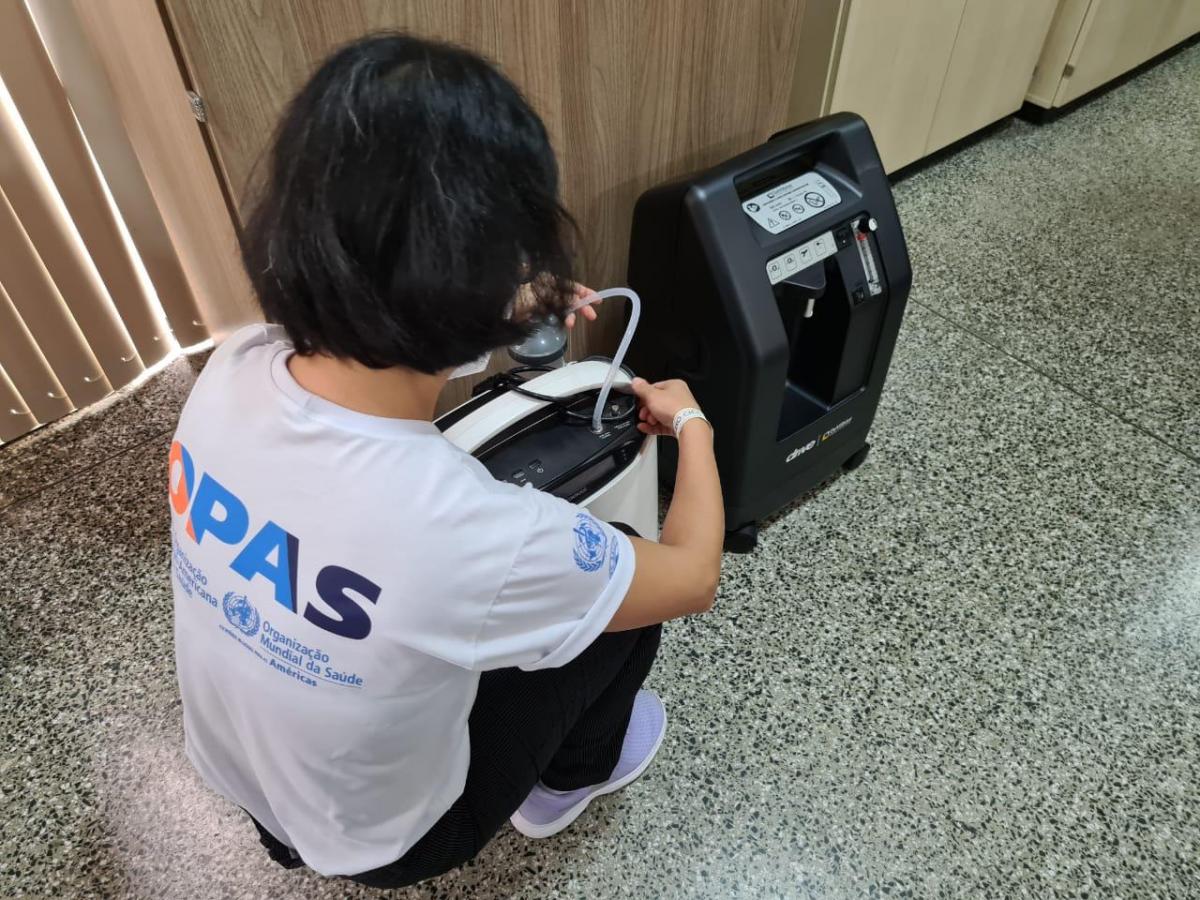 Opas orienta sobre uso concentradores de ar na assistência a Covid-19