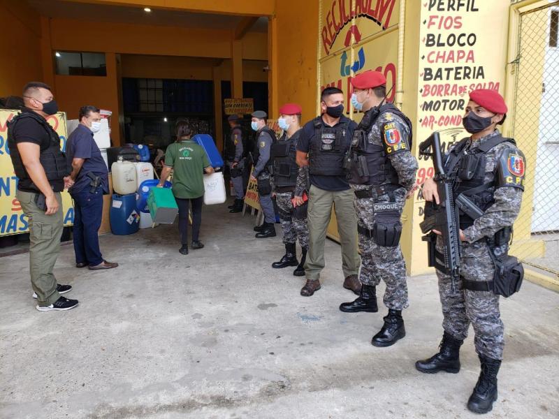 SSP-AM coordena megaoperação em cumprimento ao novo decreto governamental