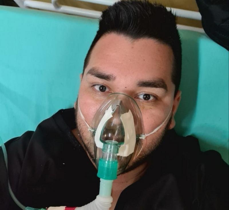 Médico Edbrunner Machado segue internado no Hospital Jofre Cohen, após positivar pela segunda vez para Covid-19