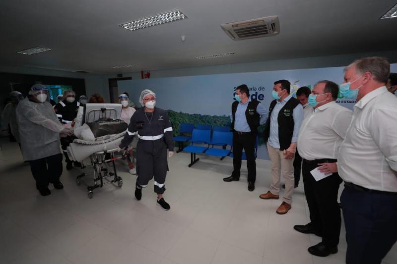 Hospital Nilton Lins começa a atender pacientes com Covid-19 transferidos por sistema de regulação