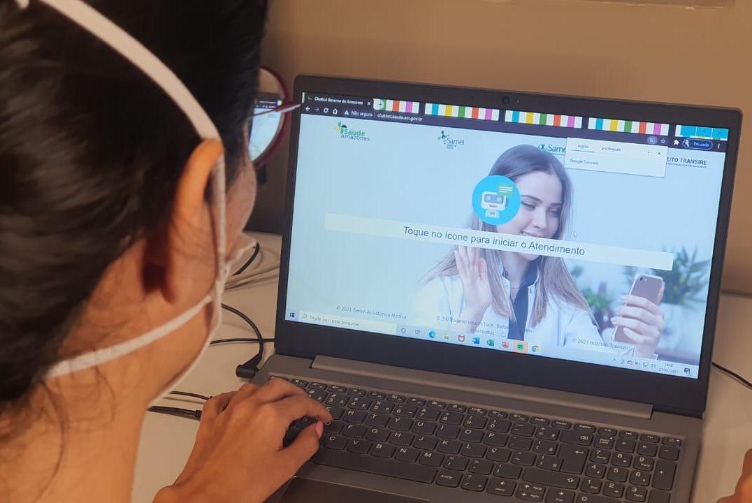 SES-AM disponibiliza atendimento clínico virtual à população via Chatbot