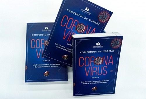 Livro que reúne leis e decretos do Amazonas sobre Covid-19 ganha segunda edição pela Imprensa Oficial
