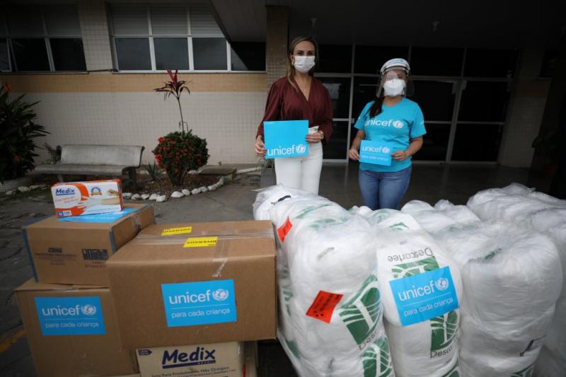 Governo do Amazonas e Unicef beneficia maternidades com 114 mil EPI