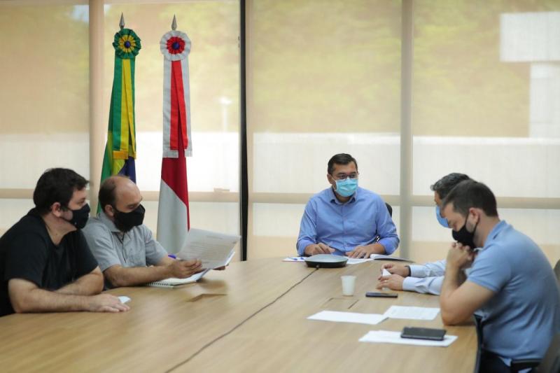 Wilson Lima reúne com Abrasel para discutir demandas do setor de bares e restaurantes
