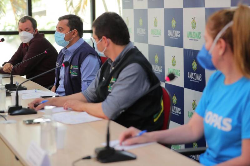 Wilson Lima anuncia mais 100 mil doses de vacina contra Covid-19 para o Amazonas
