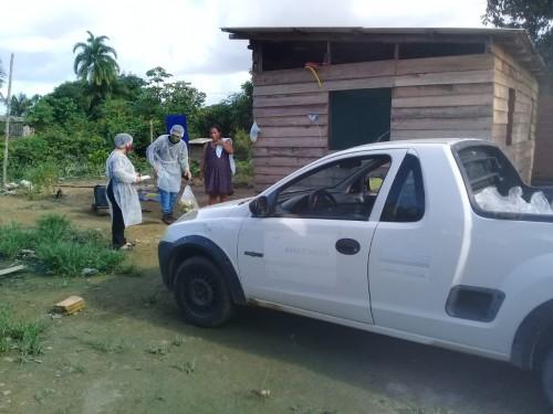 Idam realiza entrega de mais de 1,5 tonelada de produtos agrícolas em Itapiranga