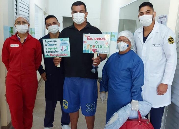 Poluber Beltrão é mais um paciente recuperado da Covid-19 que recebe alta em Barreirinha 