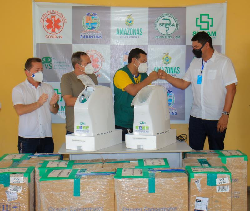 ONG doa dez concentradores de oxigênio para o hospital Jofre Cohen