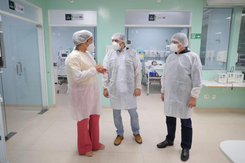 Wilson Lima faz abertura de 60 novos leitos no Hospital Nilton Lins