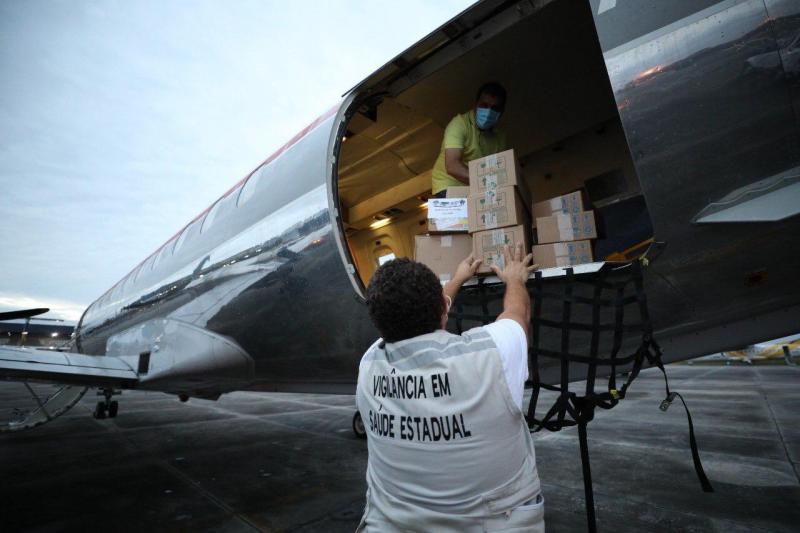 Casa Militar do Estado amplia apoio aéreo para o transporte de insumos, vacinas e vítimas da Covid-19 no Amazonas