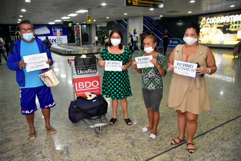 Mais cinco pacientes retornaram a Manaus na madrugada desta quinta-feira (11/02)