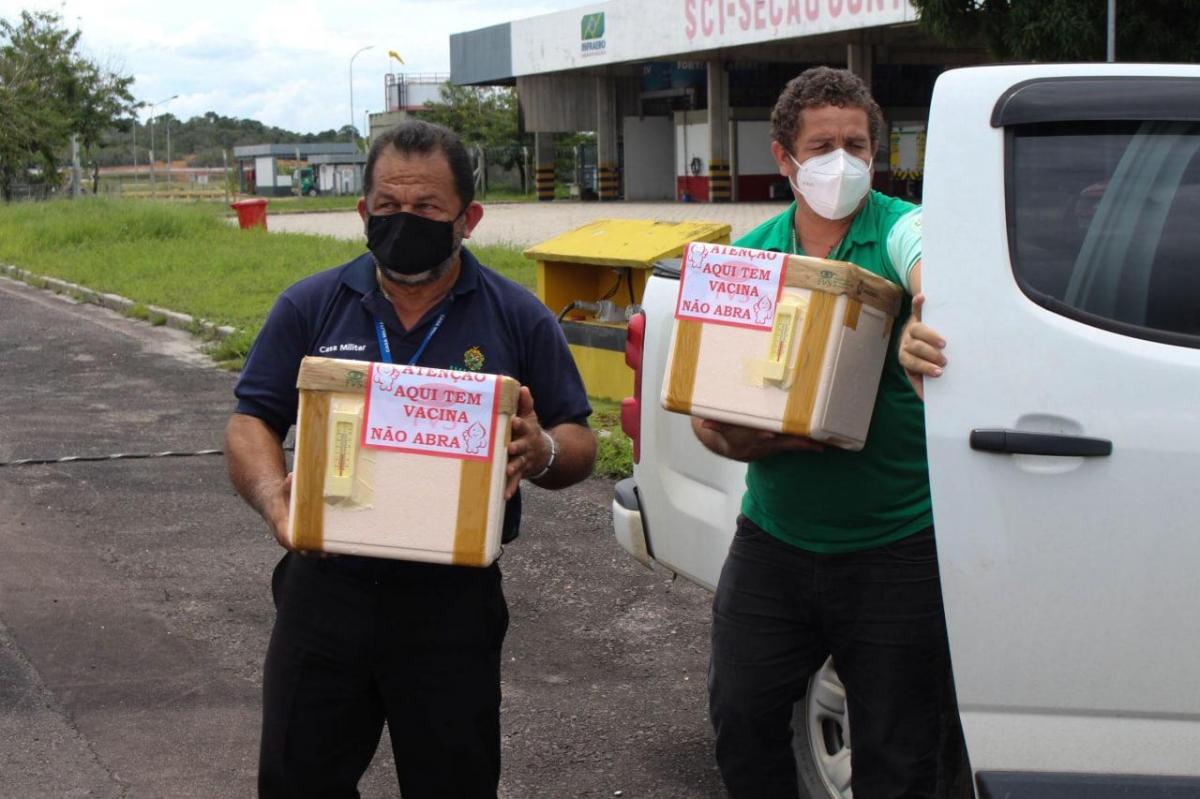 Governo do Amazonas envia 1.470 doses de vacina para Maués e Borba