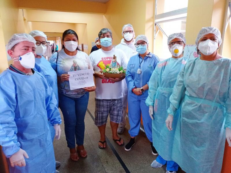 Hospital de Parintins referência Covid-19 registra 80 altas no mês de fevereiro