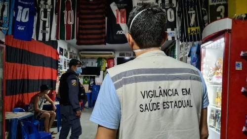 CIF fecha oito estabelecimentos por descumprir decreto de prevenção da Covid-19 em Manaus