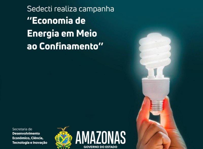 Amazonas tem campanha de conscientização de consumo eficiente de energia elétrica
