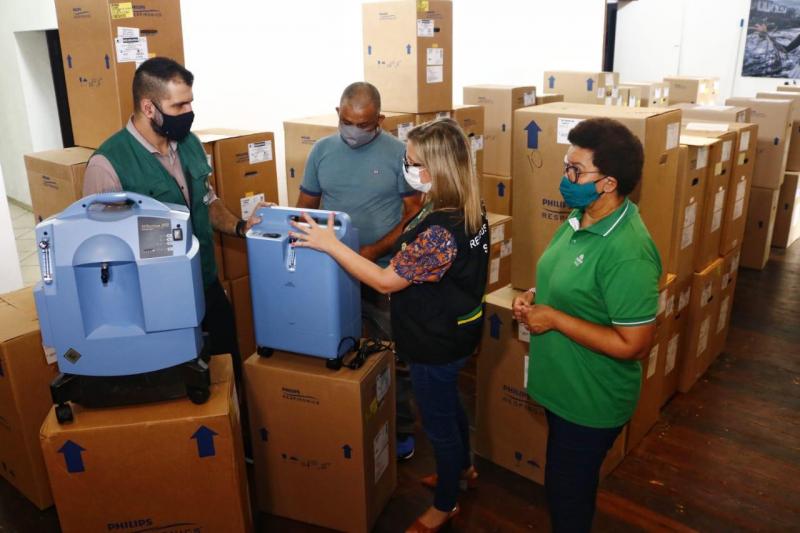 Interior do Amazonas começa a receber concentradores de oxigênio doados ao Estado