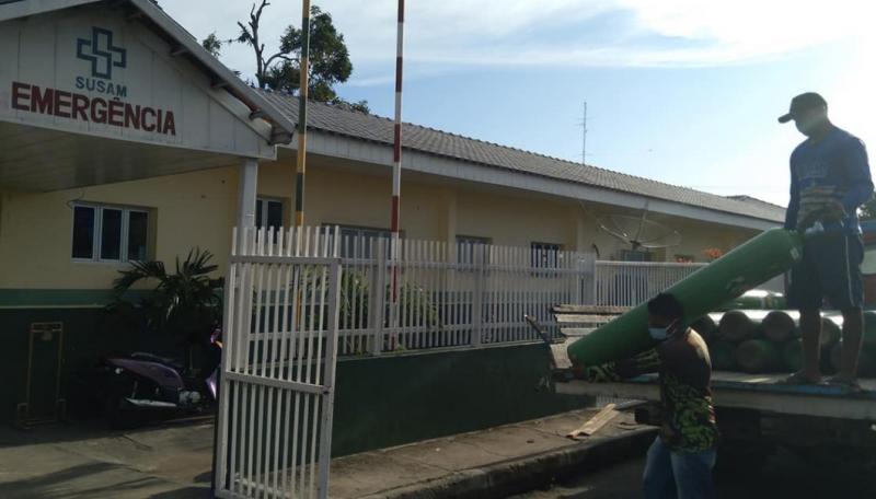 CNBB e Arquidiocese de Manaus doam cilindros de oxigênio para a Paróquia Nossa Senhora da Assunção em Nhamundá