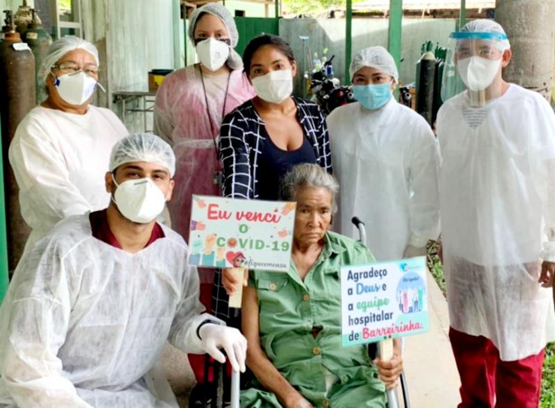 Em Barreirinha, mais dois pacientes recebem alta médica do hospital neste sábado (20/02)