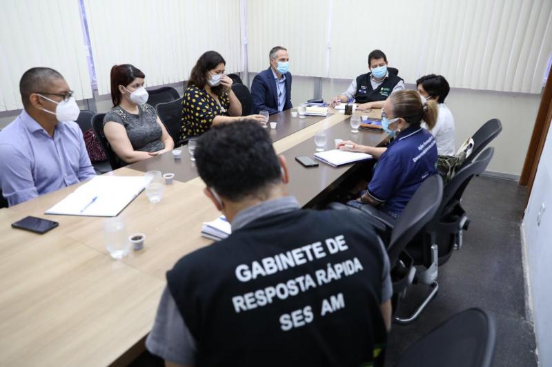 SES-AM recebe apoio da Organização Internacional para Migrações no enfrentamento da Covid-19