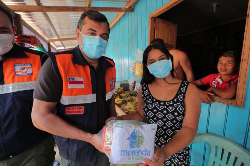 Municípios atingidos pela cheia dos rios Purus e Juruá vão receber ‘Merenda em Casa’