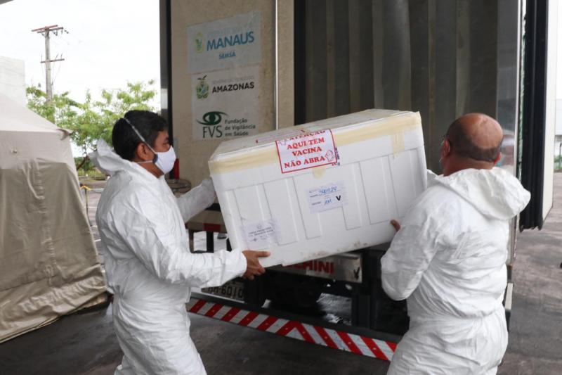 Governo do Amazonas já distribuiu novas doses de vacinas contra a Covid-19 para 21 municípios, incluindo a capital