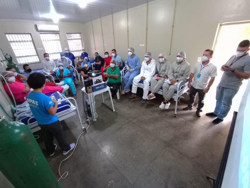 Profissionais de Saúde de Parintins recebem qualificação sobre assistência ventilatória