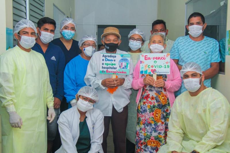 Em Barreirinha, mais quatro pacientes vencem a Covid-19 e recebem alta médica