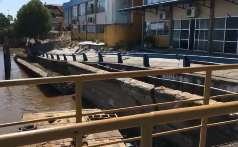 Terminal hidroviário de Parintins permanece fechado, há seis meses, sem que alguma providência fosse tomada