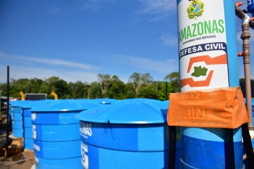 Defesa Civil reforça o abastecimento de água potável em Envira e Boca do Acre