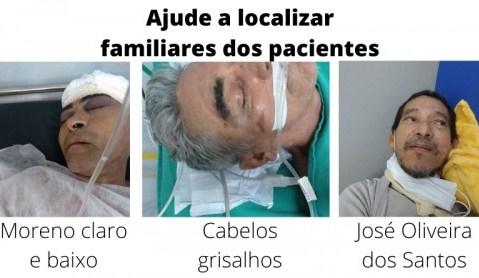 HPS João Lúcio pede ajuda para localizar familiares de pacientes