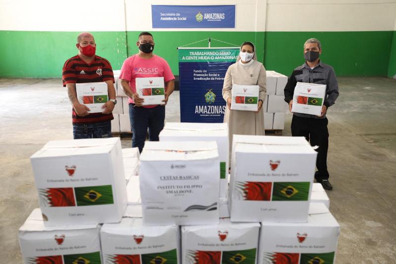 Governo do Amazonas entrega mil cestas básicas doadas ao Estado pelo Programa Pátria Voluntária