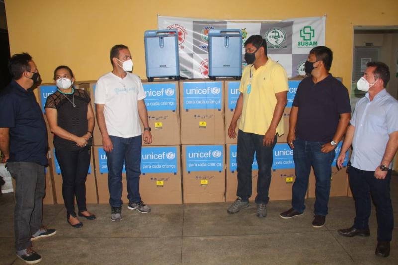 Parintins recebe 30 concentradores de oxigênio da UNICEF