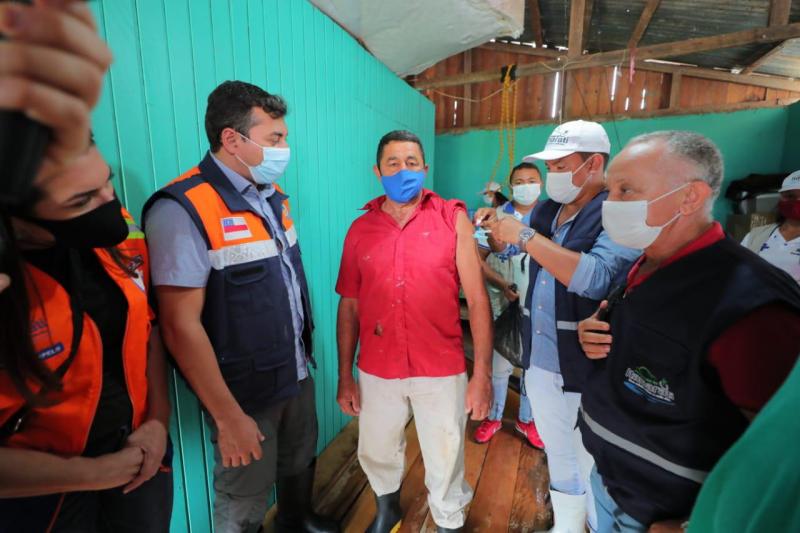 Durante Operação Enchente 2021, governador Wilson Lima reforça ações na área da saúde