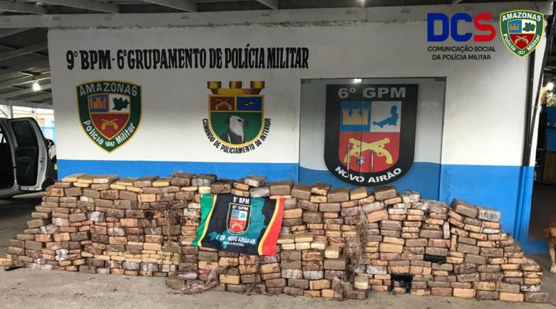No interior, PM prende 10 pessoas e apreende quase uma tonelada de drogas durante o fim de semana