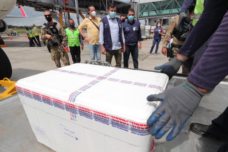 Amazonas recebe 10 mil doses da Coronavac para uso na Pesquisa CovacManaus