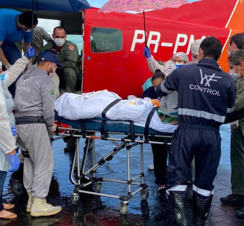 Amazonas recebe mais três pacientes vindos de Rondônia para tratamento da Covid-19
