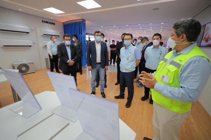 Em visita à fábrica no PIM, Wilson Lima destaca que Estado trabalha para criar ambiente favorável a investimentos