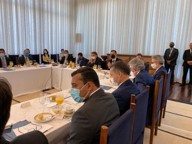 Em Brasília, Wilson Lima participa de reunião que instituiu comitê nacional para combate ao novo coronavírus