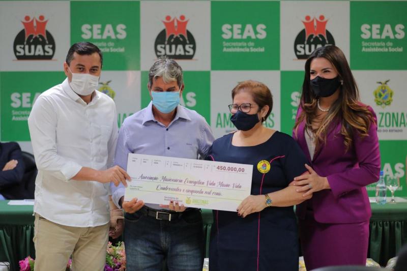 Governador Wilson Lima repassa R$ 10 milhões para rede complementar de assistência social