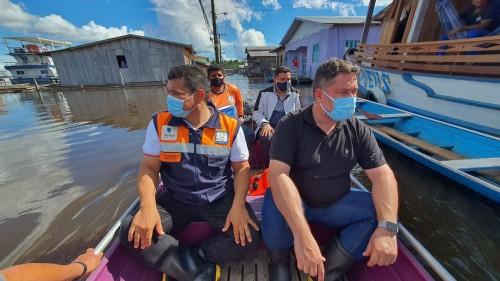 SES-AM fortalece ações de combate à Covid-19 e à dengue em municípios da calha do Purus
