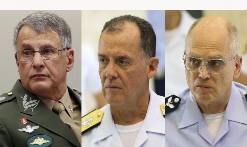Ministério da Defesa anuncia a saída dos comandantes da Marinha, do Exército e da Aeronáutica