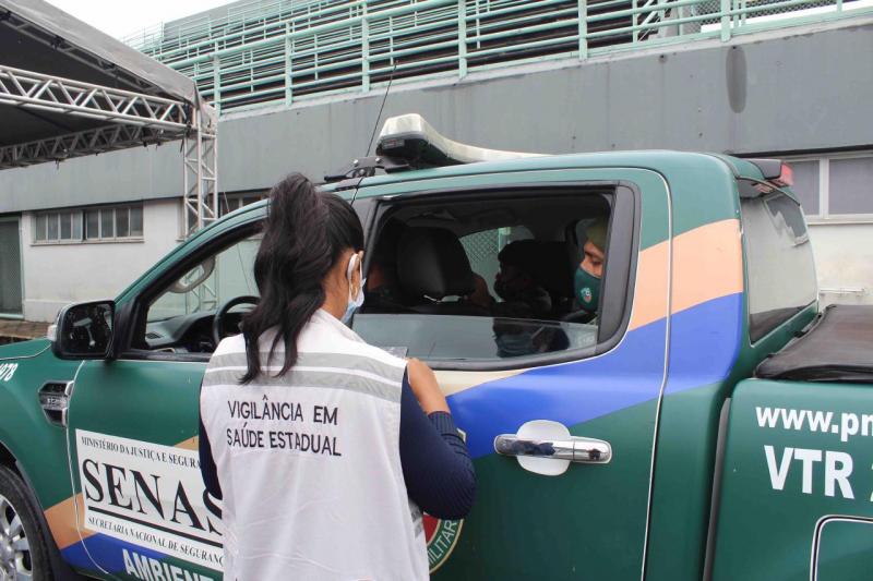 Campanha de vacinação contra Covid-19 imuniza 1,6 mil agentes da Segurança Pública