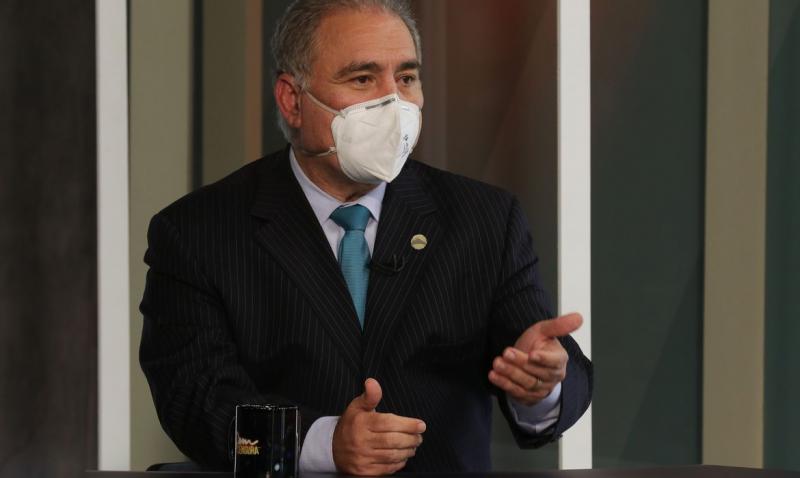 Ministro da Saúde, Marcelo Queiroga, faz apelo para que vacinados contra Covid-19 não deixem de tomar segunda dose