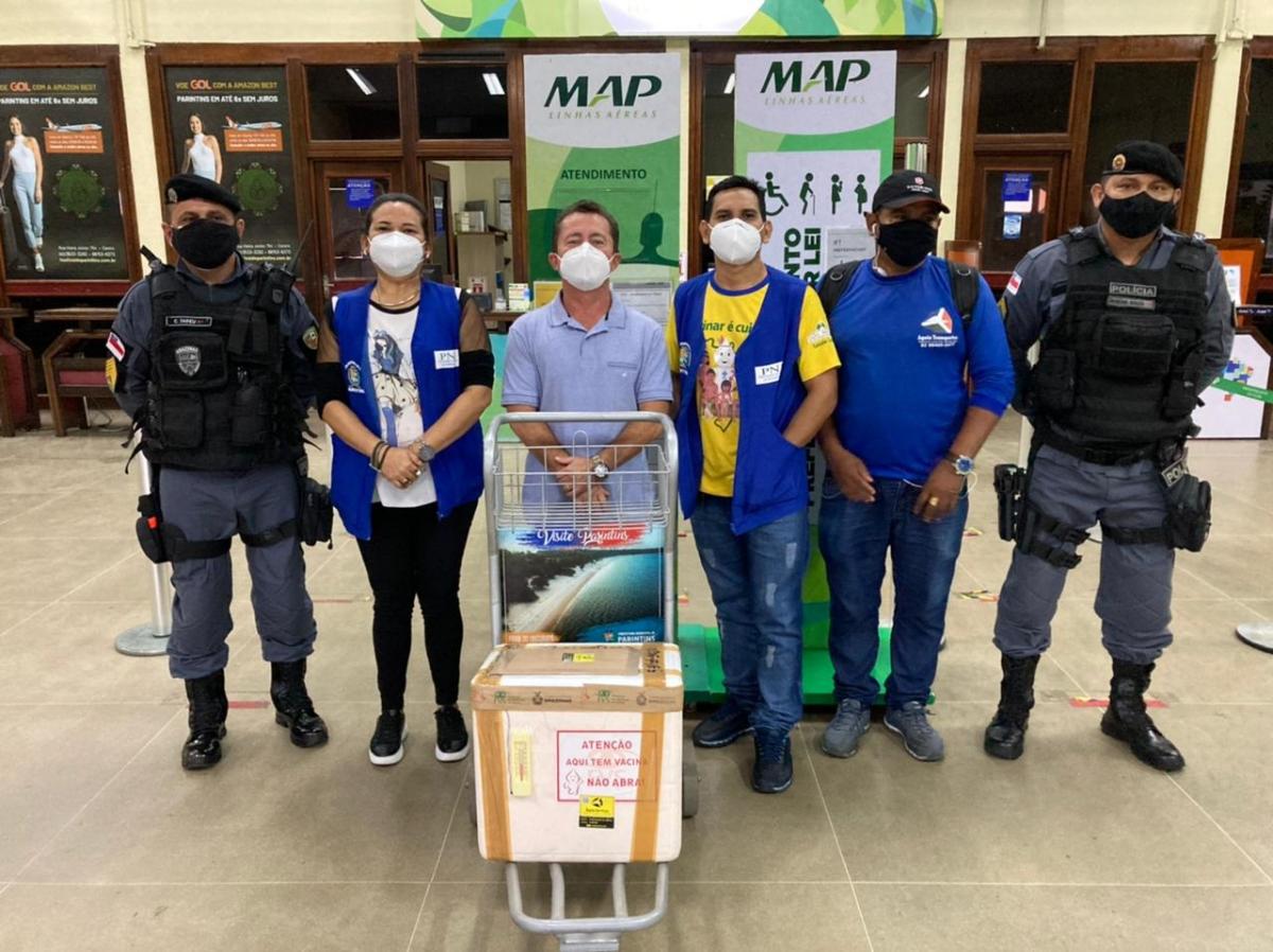 Parintins recebe novo lote de vacina contra a Covid-19