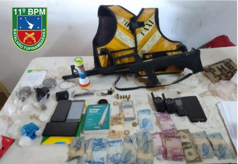 Policiais militares do 11°BPM prendem quadrilha que comandava tráfico de drogas no bairro São Benedito