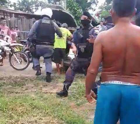 Policiais militares impedem linchamento de três homens na ocupação do Castanhal 