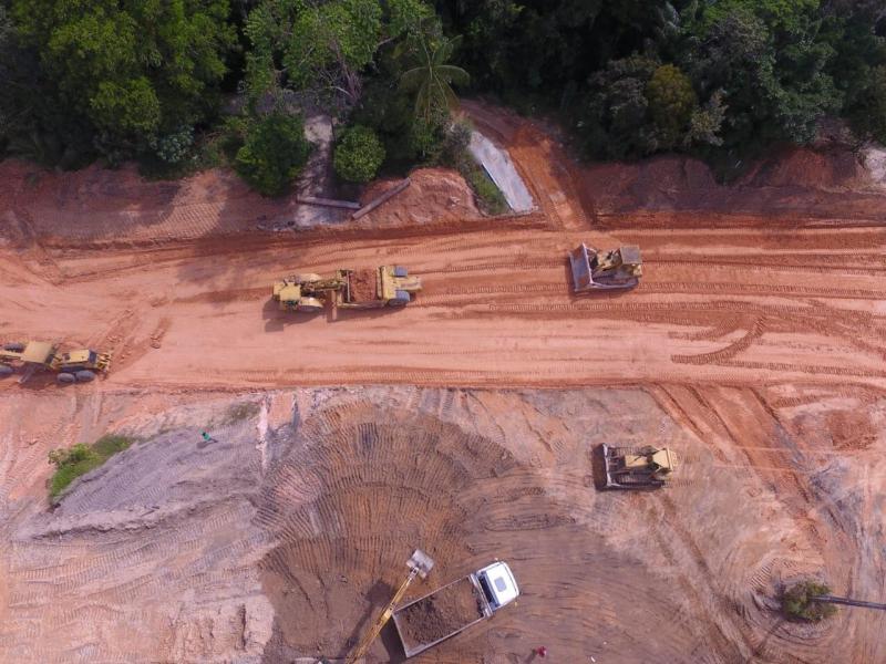 Governo do Amazonas avança na construção do Anel Leste