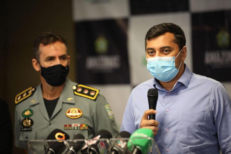Wilson Lima se reúne com coordenação da Força Nacional de Segurança e apresenta ações para restabelecer ordem no AM